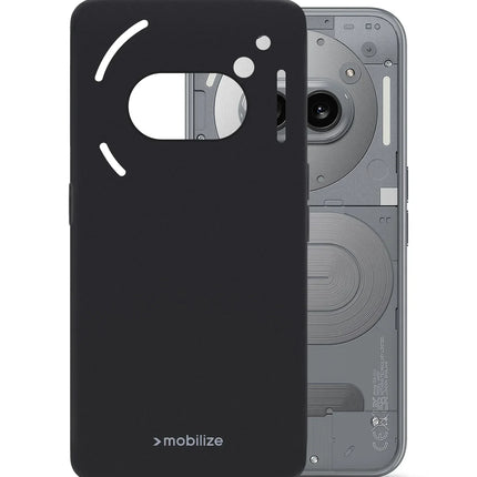 Mobilize Rubber Gelly Case Nothing Phone (2A) Plus Matt Black