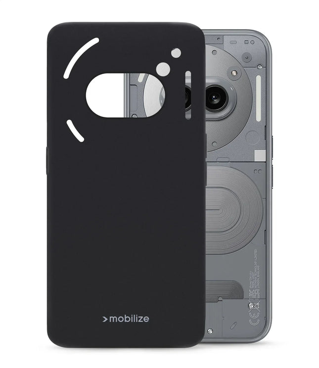 Mobilize Rubber Gelly Case Nothing Phone (2A) Plus Matt Black