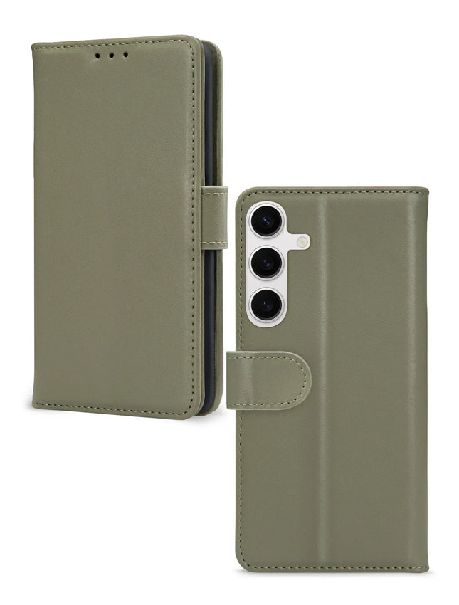 Mobilize Premium Gelly Wallet Book Case Samsung Galaxy S24 Fe Green