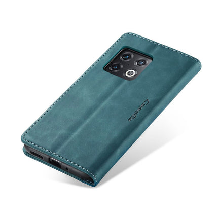 Caseme Case OnePlus 10 Pro - Retro Wallet Case - Blue