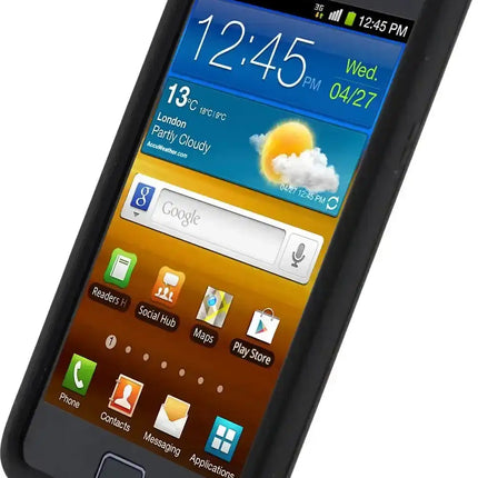 Xccess Silicone Case Samsung Galaxy Sii I9100 Black Xccess