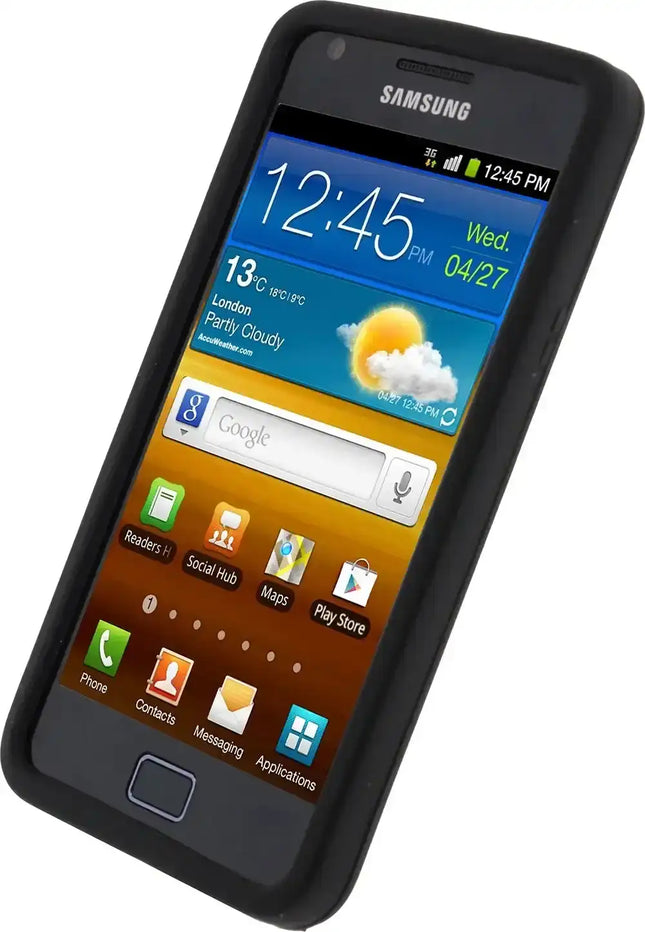 Xccess Silicone Case Samsung Galaxy Sii I9100 Black Xccess