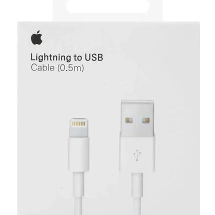 Apple Me291Zm/A Apple Lightning To Usb Cable 0.5M. White Apple