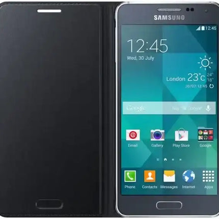 Samsung Ef-Fg850Bbegww Samsung Flip Cover Galaxy Alpha Black Samsung