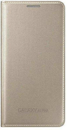 Samsung Ef-Fg850Bfegww Samsung Flip Cover Galaxy Alpha Gold Samsung