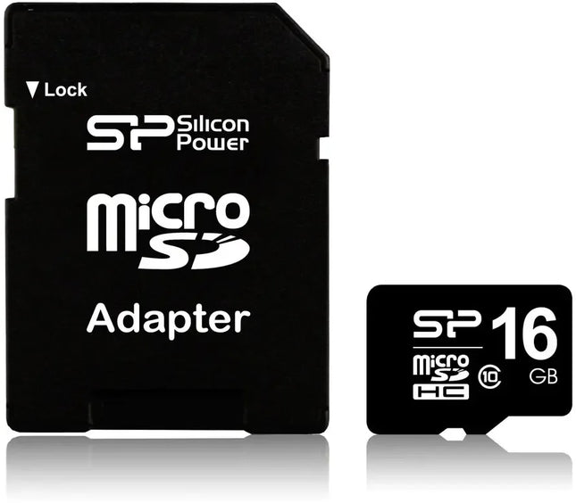 Silicon Power Micro Sdhc Incl. Sd Adapter 16Gb Class 10 Silicon Power