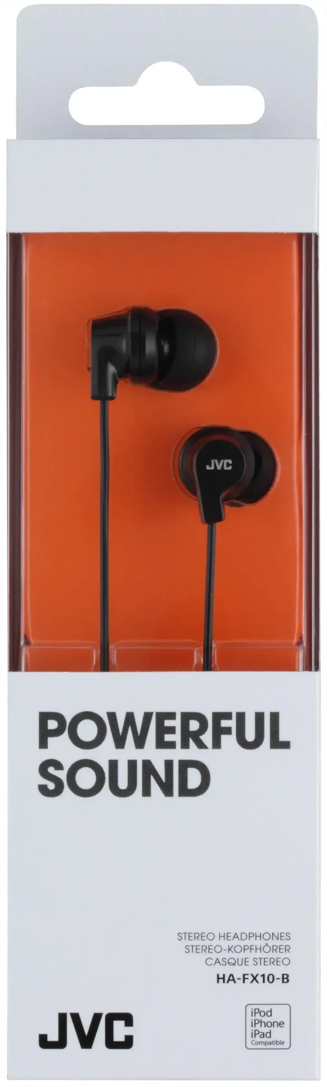 Jvc Ha-Fx10-B Jvc Colourful Inner Ear Headphone Black JVC