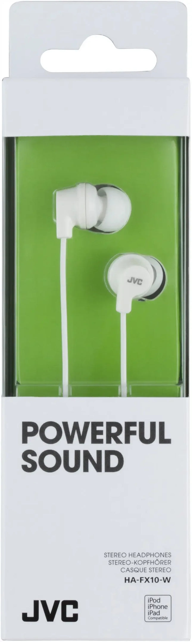 Jvc Ha-Fx10-W Jvc Colourful Inner Ear Headphone White JVC