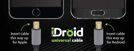 Idroid Max Universal Charging And Data Cable Black iDroid