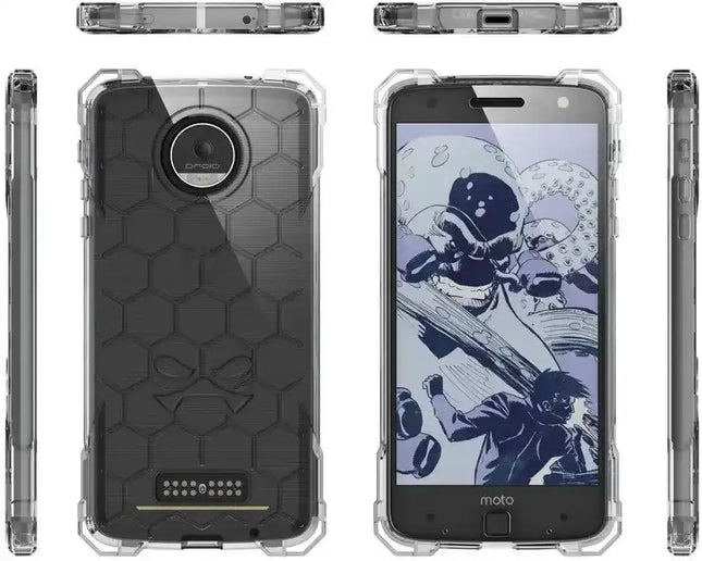 Ghostek Covert Protective Case Motorola Moto Z Clear Ghostek