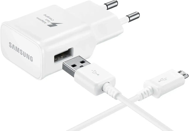 Samsung Ep-Ta20Eweugww Samsung Quick Travel Charger Incl. Micro Usb Cable 2.0A White Bulk Samsung