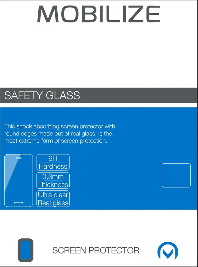 Mobilize Glass Screen Protector Apple Ipad 9.7 (2017/2018)/Air/Air 2/Pro 9.7 Mobilize