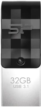 Silicon Power C31 Dual Usb Pendrive Mobile 32Gb Usb-C Black Silicon Power