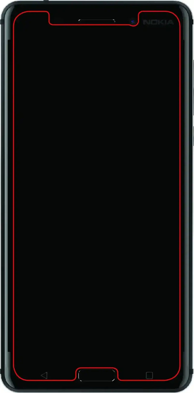 Mobilize Glass Screen Protector Nokia 6/6 Arte Black Special Edition Black Mobilize