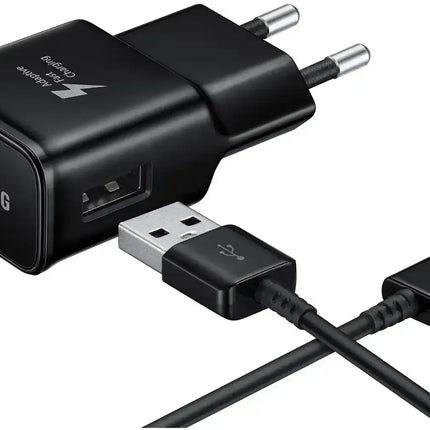 Samsung Ep-Ta20Ebecgww Samsung Adaptive Fast Charging Travel Charger Incl. Usb-C Cable 15W Black Bulk Samsung