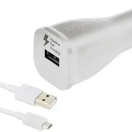 Samsung Ep-Ln915Uwegww Samsung Adaptive Fast Charging Car Charger Micro-Usb White Bulk Samsung