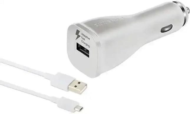 Samsung Ep-Ln915Uwegww Samsung Adaptive Fast Charging Car Charger Micro-Usb White Bulk Samsung
