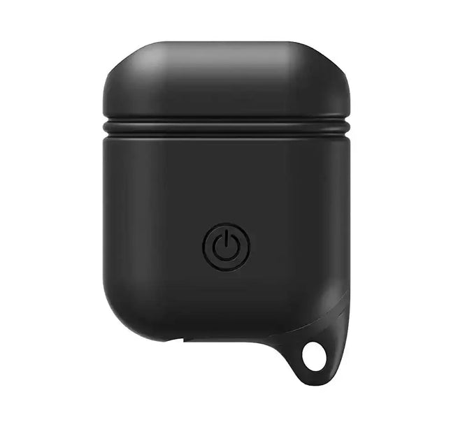 Xccess Shockproof Silicone Case With Hook For Apple Airpods Black Xccess