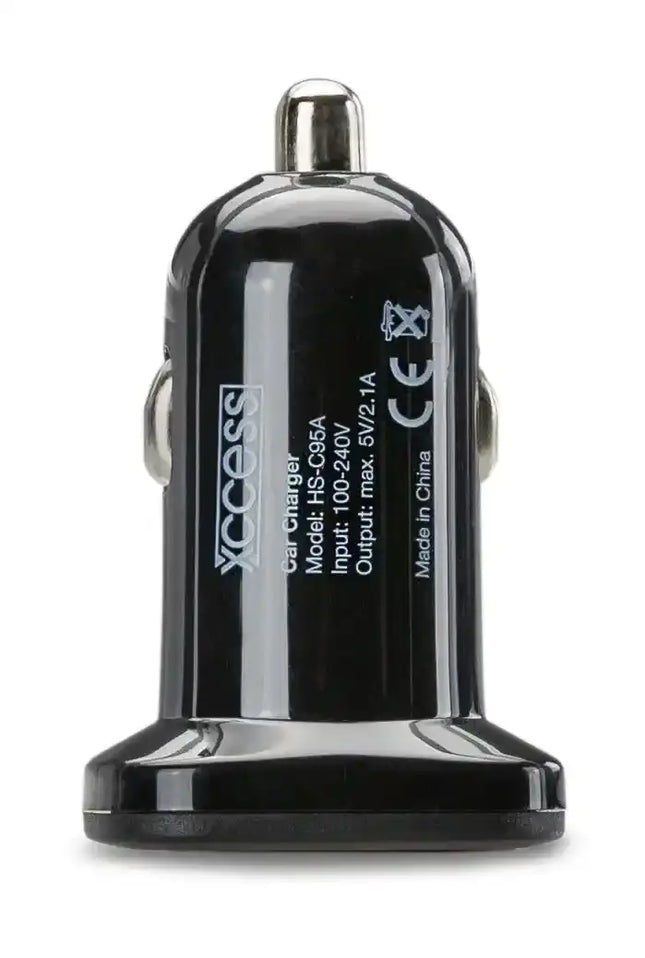 Xccess Car Charger Single Usb 2.1A Black Xccess