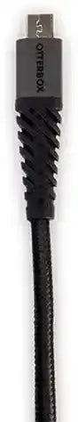 Otterbox Nylon Braided Charge/Sync Cable Micro Usb 2M Black OtterBox