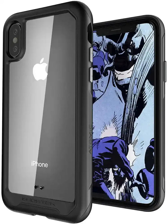 Ghostek Atomic Slim 2 Rugged Heavy Duty Case Apple Iphone Xs Max Black Ghostek