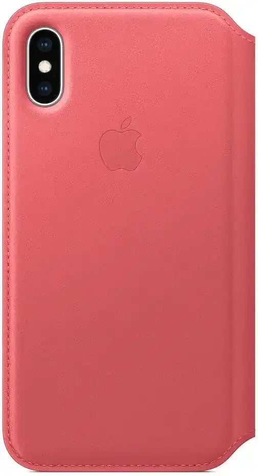 Apple Mrx12Zm/A Apple Leather Folio Case Iphone Xs Peony Pink Apple