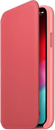 Apple Mrx12Zm/A Apple Leather Folio Case Iphone Xs Peony Pink Apple
