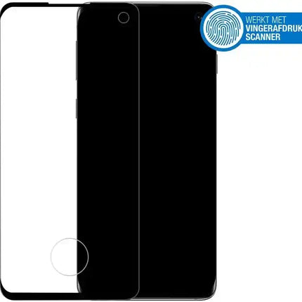 Mobilize Edge-To-Edge Glass Screen Protector Samsung Galaxy S10 Black Edge Glue Mobilize