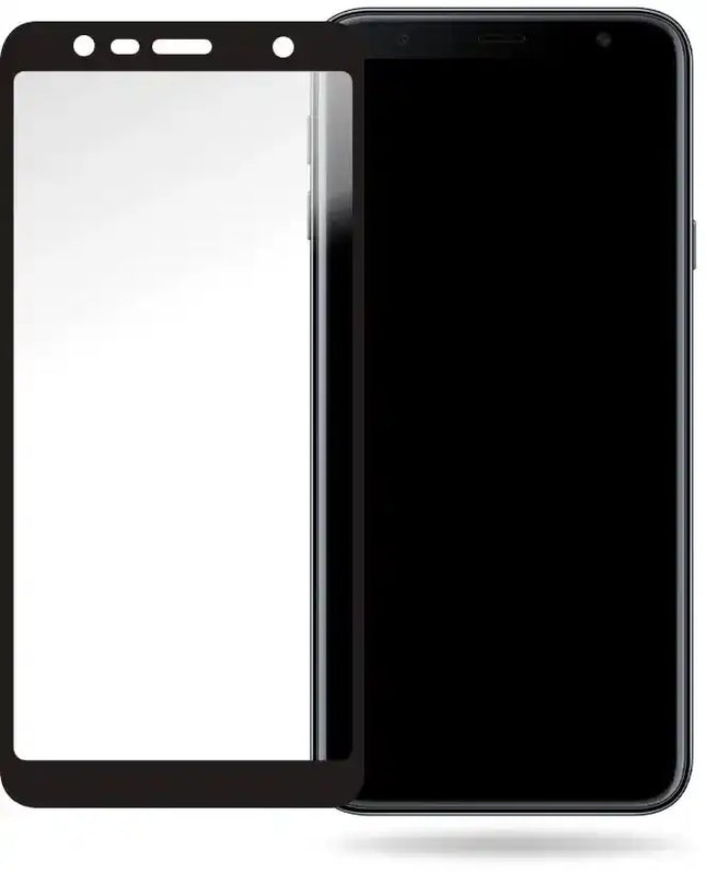 Mobilize Glass Screen Protector - Black Frame - Samsung Galaxy J4+ Mobilize