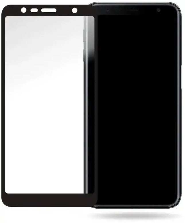 Mobilize Glass Screen Protector - Black Frame - Samsung Galaxy J6+ Mobilize