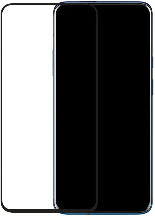Mobilize Edge-To-Edge Glass Screen Protector Oneplus 7T Pro Black Edge Glue