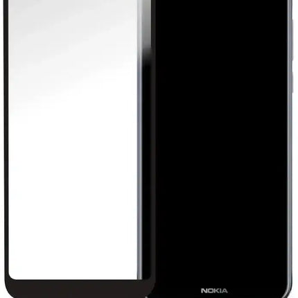Mobilize Glass Screen Protector - Black Frame - Nokia 7.1 Mobilize