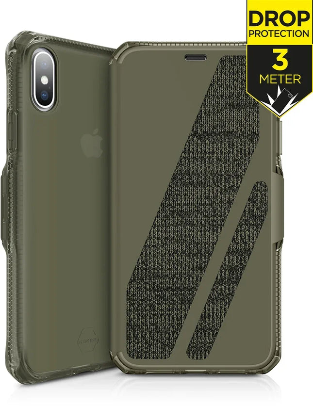 Itskins Level 2 Spectrumfolio For Apple Iphone Xs Max Kaki
