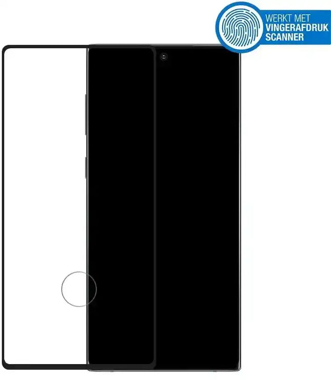 Mobilize Edge-To-Edge Glass Screen Protector Samsung Galaxy Note10 Black Mobilize
