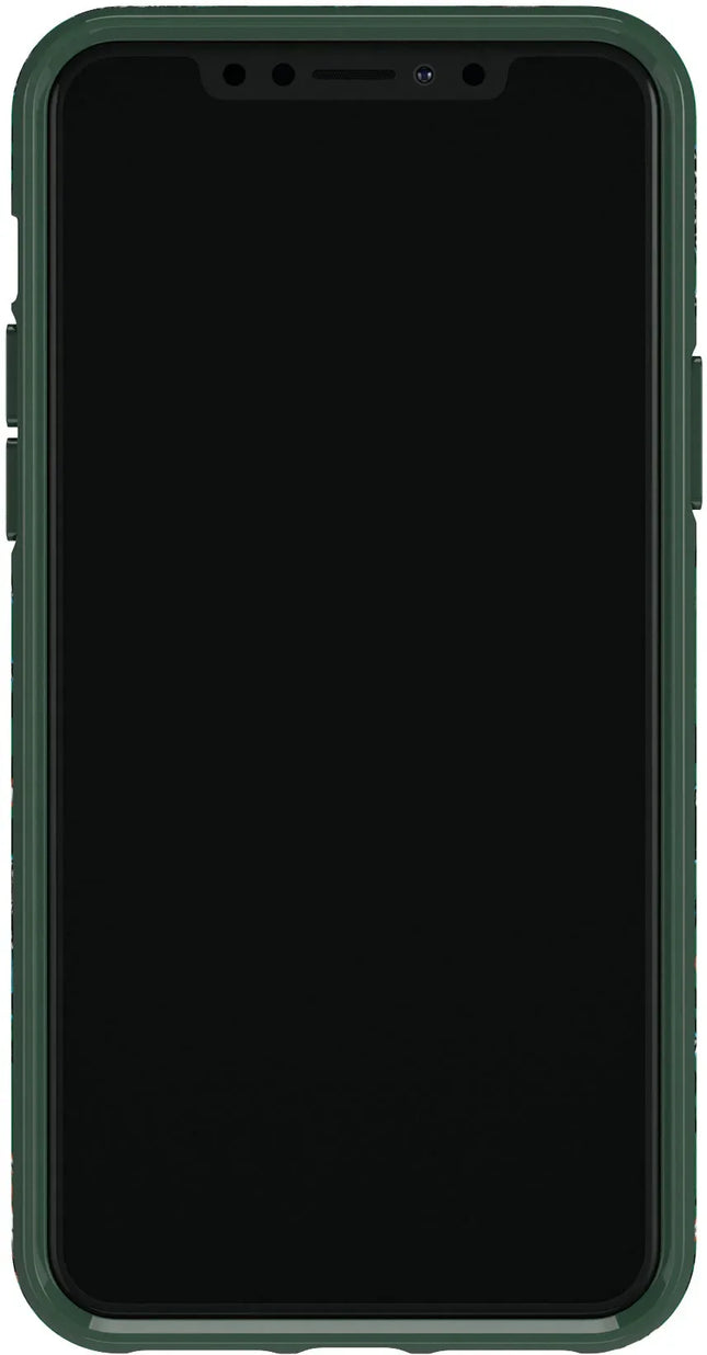 iPhone 11 Pro luipaardprint hoesje groen goud detail