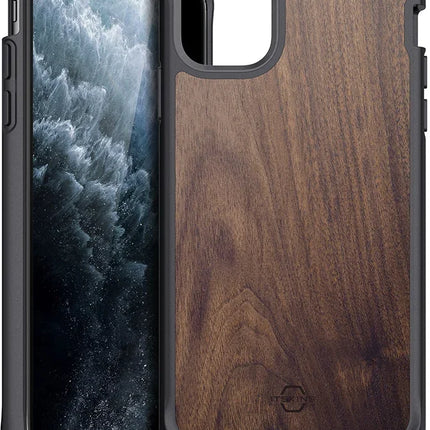 Itskins Level 2 Hybridfusion For Apple Iphone 11 Pro Max Dark Wood