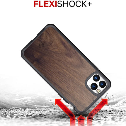 Itskins Level 2 Hybridfusion For Apple Iphone 11 Pro Max Dark Wood