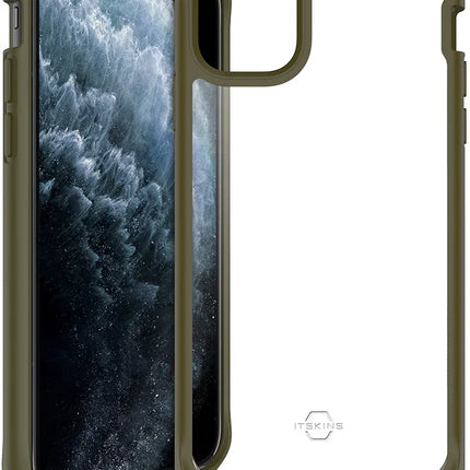 Itskins Level 2 Hybridsolid For Apple Iphone 11 Pro Kaki/Transparent