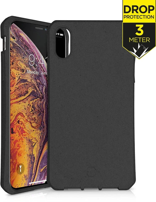 Itskins Level 2 Feroniabio For Apple Iphone Xs Max Black ITSKINS