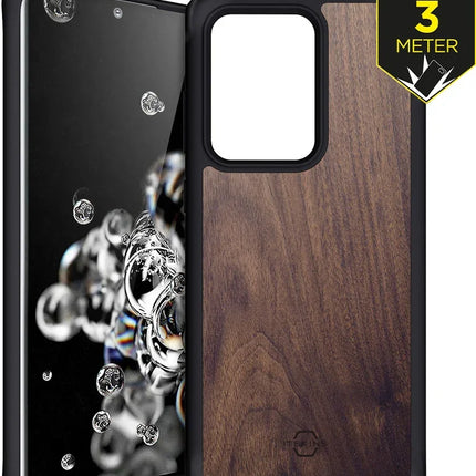 Itskins Level 2 Hybridfusion For Samsung Galaxy S20 Ultra/S20 Ultra 5G Dark Wood