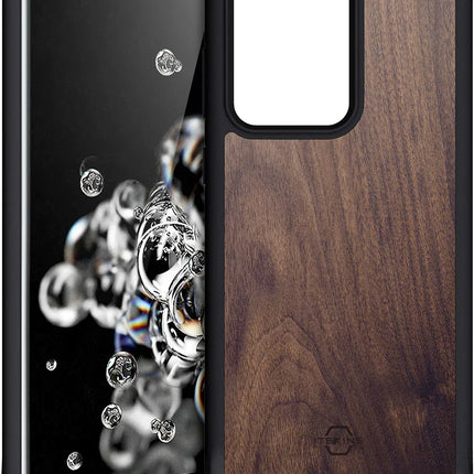 Itskins Level 2 Hybridfusion For Samsung Galaxy S20 Ultra/S20 Ultra 5G Dark Wood