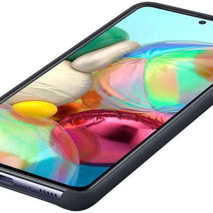 Samsung Ef-Pa715Tbegeu Samsung Silicone Cover Galaxy A71 Black Samsung
