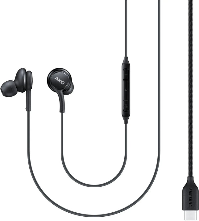 Samsung Eo-Ic100Bbegeu Samsung In-Ear Tuned By Akg Usb-C Stereo Headset Black Samsung