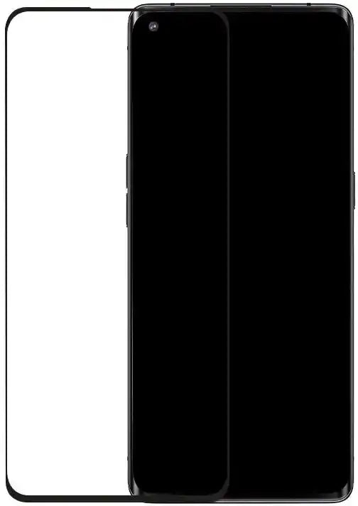 Mobilize Edge-To-Edge Glass Screen Protector Oppo Find X2 Black Edge Glue Mobilize