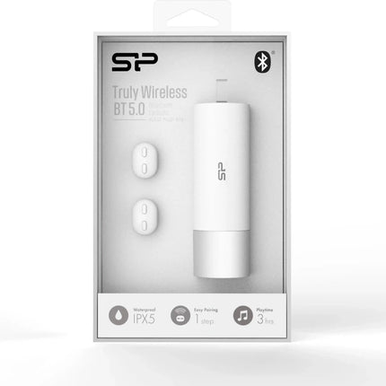 Silicon Power Bp81 Silicon Power Tws Bluetooth Stereo Earbuds White Silicon Power