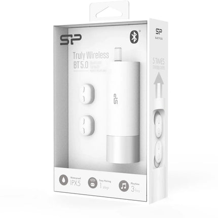 Silicon Power Bp81 Silicon Power Tws Bluetooth Stereo Earbuds White Silicon Power