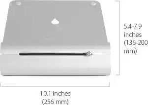 Rain Design Ilevel2 Adjustable Laptop Stand Silver rain design