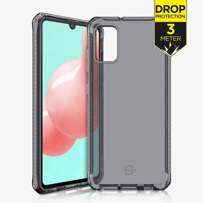 Itskins Level 2 Spectrumclear For Samsung Galaxy A41 Black ITSKINS