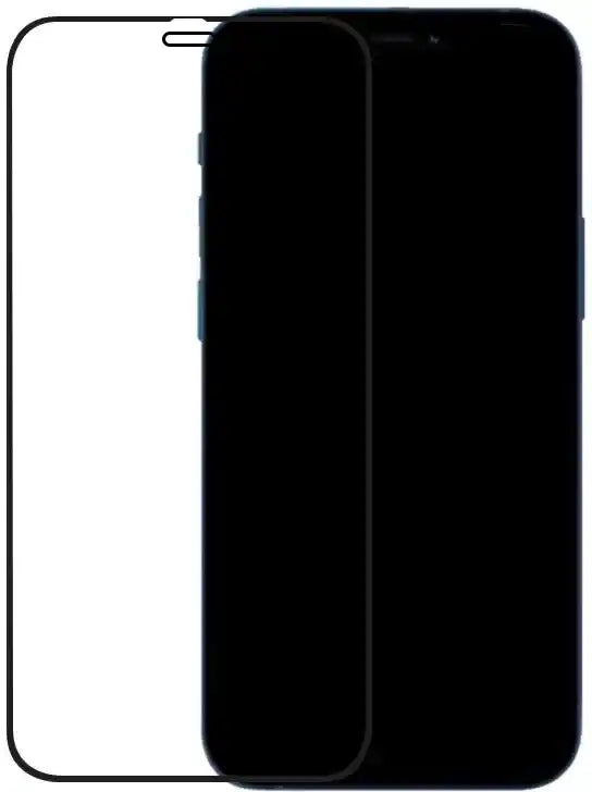 Mobilize Edge-To-Edge Glass Screen Protector Apple Iphone 12 Mini Black Full Glue Mobilize