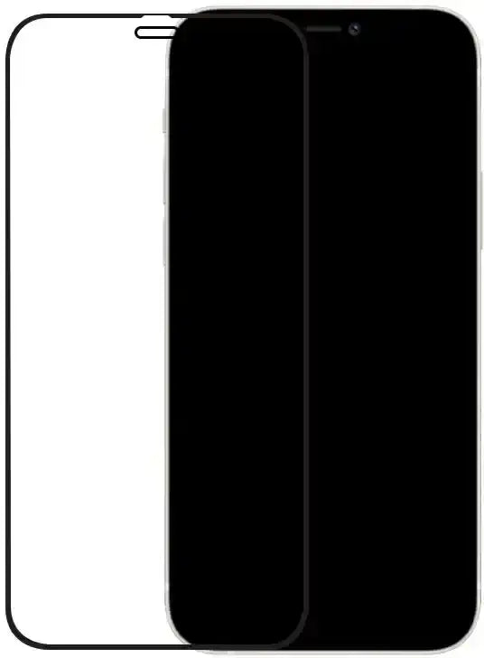 Mobilize Edge-To-Edge Glass Screen Protector Apple Iphone 12/12 Pro Black Full Glue Mobilize